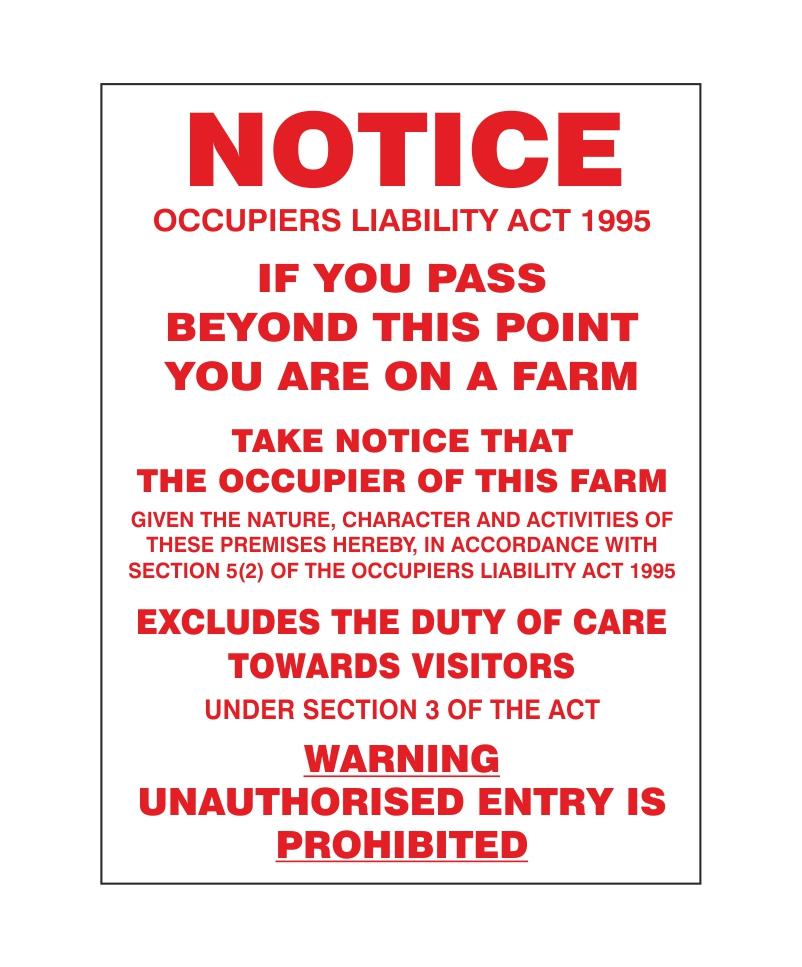 NOTICE OF LIABILITY SERVED ON SENATORS RUSHING BILL C-5